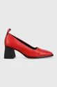 piros Vagabond Shoemakers bőr flip-flop HEDDA Női