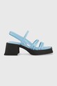 Vagabond Shoemakers sandale de piele HENNIE gros albastru 5337.101.63