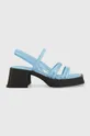 modrá Kožené sandále Vagabond Shoemakers HENNIE Dámsky