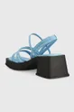 Usnjeni sandali Vagabond Shoemakers HENNIE  Zunanjost: Naravno usnje Notranjost: Naravno usnje Podplat: Sintetični material
