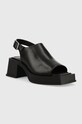 Vagabond Shoemakers sandale de piele HENNIE 5537.101.20 negru SS23
