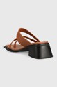 Scarpe Vagabond infradito in pelle INES 5311.001.27 marrone