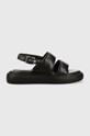 Vagabond Shoemakers sandały skórzane BLENDA pozostałe czarny 5519.501.20