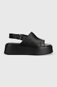 Kožené sandály Vagabond Shoemakers COURTNEY přírodní kůže černá 5534.001.92
