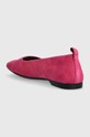Obuwie Vagabond Shoemakers baleriny zamszowe DELIA 5307.240.46 różowy