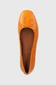 narancssárga Vagabond Shoemakers bőr balerina cipő JOLIN