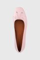 Vagabond Shoemakers bőr balerina cipő JOLIN rózsaszín 5508.101.45