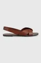 коричневий Шкіряні сандалі Vagabond Shoemakers TIA 2.0 Жіночий
