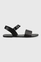 чорний Шкіряні сандалі Vagabond Shoemakers TIA 2.0 Жіночий
