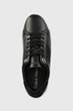 čierna Kožené tenisky Calvin Klein CLEAN CUPSOLE LACE UP - HE