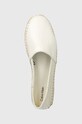 Εσπαντρίγιες Calvin Klein ESPADRILLE - HF MONO λευκό HW0HW01456
