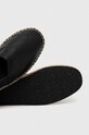 Calvin Klein espadrilles ESPADRILLE - HF MONO fekete HW0HW01456