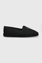 Calvin Klein espadryle ESPADRILLE W/HW - JQ tekstylny czarny HW0HW01458