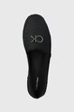 Calvin Klein espadryle ESPADRILLE W/HW - JQ czarny HW0HW01458