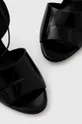 Kožne sandale Calvin Klein GEO STIL SANDAL 90HH  Vanjski dio: Prirodna koža Unutrašnji dio: Prirodna koža Potplat: Sintetički materijal