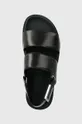 μαύρο Δερμάτινα σανδάλια Calvin Klein ADJ SANDAL W/HW