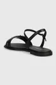 Kožené sandále Calvin Klein ALMOND SANDAL W/HW  Zvršok: Prírodná koža Vnútro: Prírodná koža Podrážka: Syntetická látka