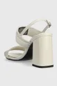 Кожаные сандалии Calvin Klein BLOCK HL SANDAL 85HH W/HW  Голенище: Натуральная кожа Внутренняя часть: Натуральная кожа Подошва: Синтетический материал