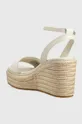 Calvin Klein sandali WEDGE 50HH W/HW - JQ Gambale: Materiale tessile, Pelle naturale Parte interna: Pelle naturale Suola: Materiale sintetico