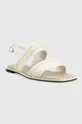 Sandále Calvin Klein SQUARED SANDAL HE béžová