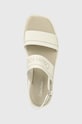 Calvin Klein sandały SQUARED SANDAL HE beżowy HW0HW01496