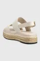 Calvin Klein sandali FLATFORM WEDGE - HE Gambale: Materiale tessile, Pelle naturale Parte interna: Materiale sintetico, Pelle naturale Suola: Materiale sintetico