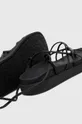 Usnjeni sandali Calvin Klein ERGO STRAP SANDAL  Zunanjost: Naravno usnje Notranjost: Naravno usnje Podplat: Sintetični material