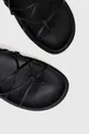 μαύρο Δερμάτινα σανδάλια Calvin Klein ERGO STRAP SANDAL