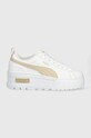 Puma bőr sportcipő Mayze Wedge Wns nappa bőr fehér 386273