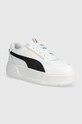 Puma sneakersy skórzane Karmen Rebelle Planet friendly biały 387212