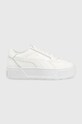 Шкіряні кросівки Puma Karmen Rebelle Planet friendly білий 387212