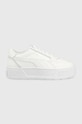 Кожаные кроссовки Puma Karmen Rebelle Planet friendly белый 387212