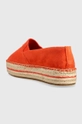 Espadrile iz semiša Tommy Hilfiger TH SUEDE FLATFORM ESPADRILLE  Zunanjost: Semiš usnje Notranjost: Tekstilni material Podplat: Sintetični material