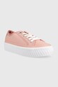 Tenisice Tommy Hilfiger PLATFORM VULCANIZED SNEAKER FW0FW07156 roza SS23