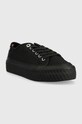Sneakers boty Tommy Hilfiger PLATFORM VULCANIZED SNEAKER FW0FW07156 černá SS23