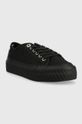 Sneakers boty Tommy Hilfiger PLATFORM VULCANIZED SNEAKER černá