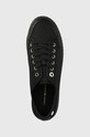 Sneakers boty Tommy Hilfiger PLATFORM VULCANIZED SNEAKER černá FW0FW07156