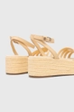 Sandale Tommy Hilfiger ESSENTIAL FLATFORM SANDAL  Vanjski dio: Tekstilni materijal, Prirodna koža Unutrašnji dio: Tekstilni materijal, Prirodna koža Potplat: Sintetički materijal