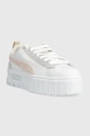 Puma sneakers din piele Mayze Mix Wns 387468 alb SS25