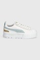 Puma sneakers din piele Mayze Mix Wns 387468 alb SS25