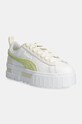 Puma sneakers din piele Mayze Mix Wns piele întoarsă alb 387468