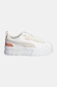 Puma sneakers din piele Mayze Mix Wns 387468 alb SS25