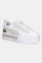 Δερμάτινα αθλητικά παπούτσια Puma Mayze Mix Wns υφασμάτινο λευκό 387468