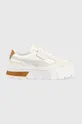 white Puma leather sneakers Mayze Stack Luxe Wns Women’s