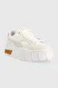 Puma sneakers din piele Mayze Stack Luxe Wns alb