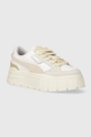 beige Puma sneakers in pelle Mayze Stack Luxe Wns Donna