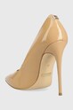 Cipők Guess bőr tűsarkú FELYX4 FL7FL4.PAT08.PINK bézs