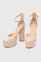 Guess czółenka calane FL5CAL.PAT03.NUDE beżowy SS23