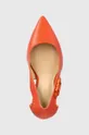 оранжевый Кожаные туфли Guess Gabbi