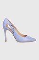 Kožené lodičky Guess Gabbi přírodní kůže fialová FL5GBB.LEA08.VIOLE
